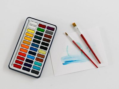 Aquarellfarben-Set Puzzle Puzzle