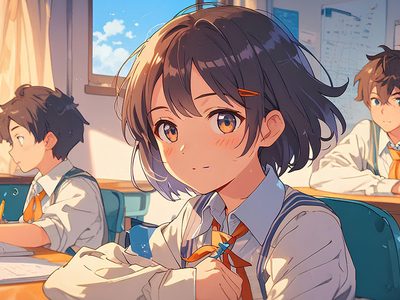 Schüler im Klassenzimmer Puzzle Puzzle