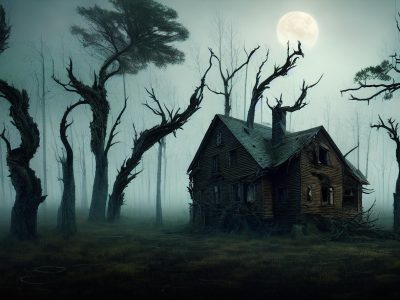 Spukhaus im Nebel Puzzle Puzzle