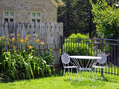 Terrasse mit Blumen Puzzle, Vorschau