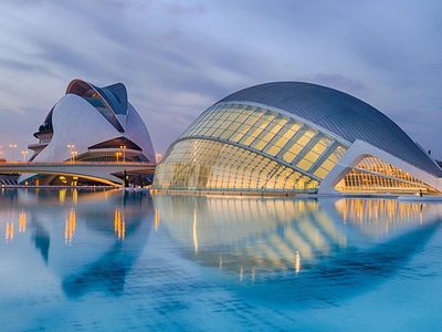 Puzzle de Puzzle de Arquitectura nocturna de Calatrava en Valencia