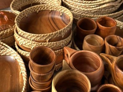 Puzzle de Puzzle de Artículos de madera y tejidos hechos a mano