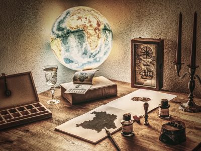 Mapas antiguos Puzzle: Globo terráqueo antiguo