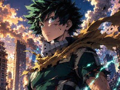 Puzzle de Fantasía: Izuku Midoriya, héroe de My Hero Academia