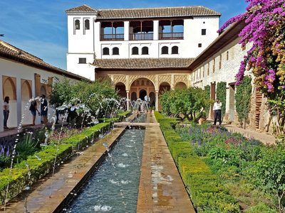 Puzzle de Puzzle de Jardines del Generalife en la Alhambra