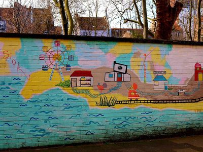 Puzzle de Arte: Mural infantil de estilo fantástico