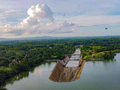 Puzzle de Presa de riego en Bohol, Filipinas, vista previa