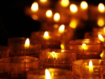 Puzzle de Puzzle de Velas de fe en Navidad