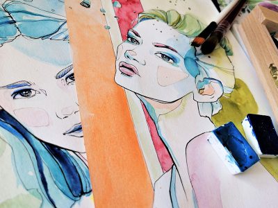Puzzle Illustration à l'aquarelle, aperçu