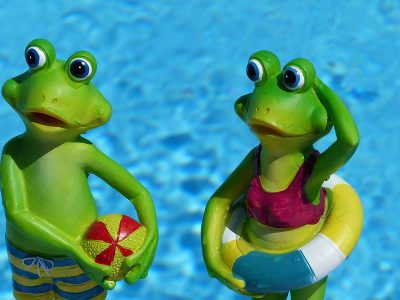 Puzzle Puzzle Les grenouilles dans le bain
