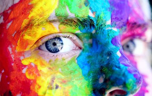 Body painting puzzle