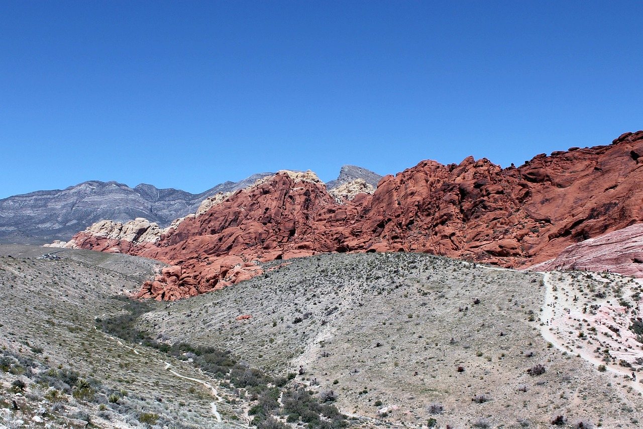Canyon with Red Rocks