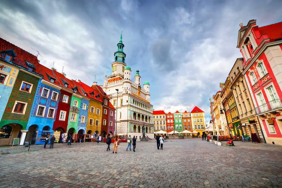 Town Hall Colorful Building Poland