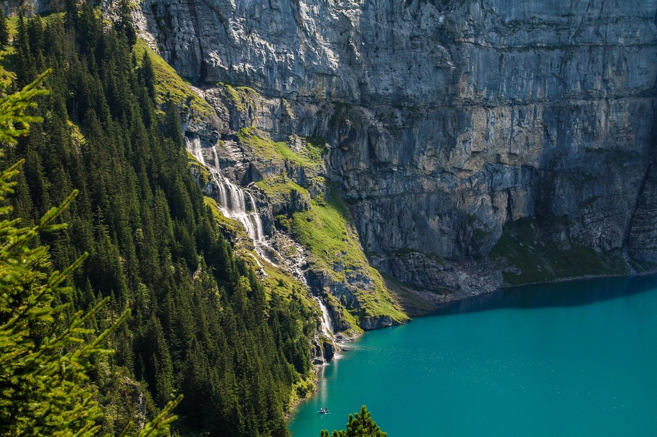 Turquoise Mountain Lake