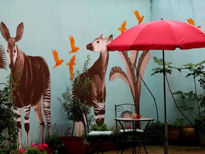 Jigsaw puzzle Jigsaw puzzle A Mural of Two Okapis