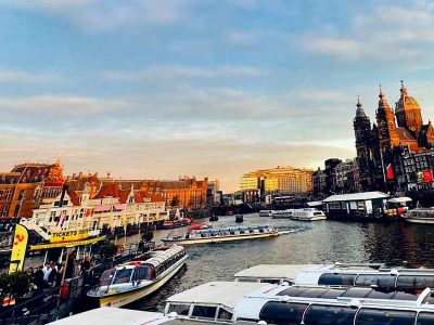 Jigsaw puzzle Jigsaw puzzle Amsterdam Canal Boats