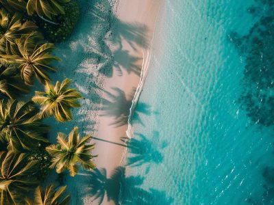Jigsaw puzzle Beach with Crystal Clear Turquoise Water