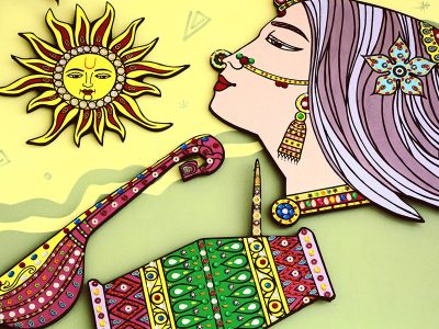 Jigsaw puzzle Jigsaw puzzle Beautiful Indian Folk Art