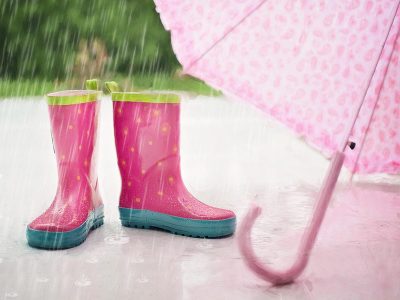 Jigsaw puzzle Boots Rain Umbrella, preview