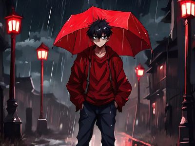 Jigsaw puzzle Boy in Rain Anime, preview