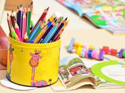 Jigsaw puzzle Colored Pencils Pen Box