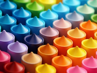Jigsaw puzzle Jigsaw puzzle Colorful Crayons Wax