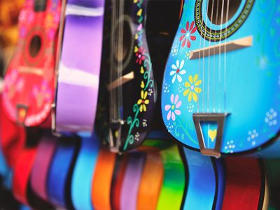 Jigsaw puzzle Jigsaw puzzle Colorful Guitars