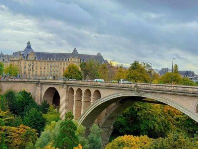 Jigsaw puzzle Jigsaw puzzle Deck Arch Bridge in Luxembourg City