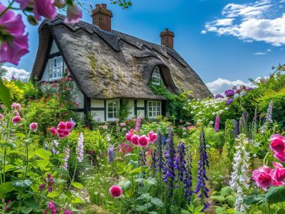 Jigsaw puzzle Jigsaw puzzle English Cottage with Garden