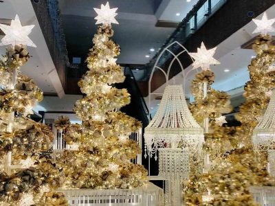 Jigsaw puzzle Jigsaw puzzle Gold Christmas Trees Display Mall Philippines