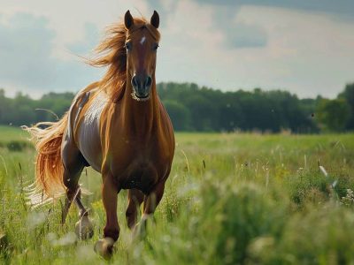 Jigsaw puzzle Jigsaw puzzle Horse Galloping in a Greeny Meadow 1