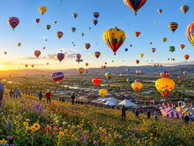 Jigsaw puzzle Jigsaw puzzle Hot Air Balloon Festival at Sunset