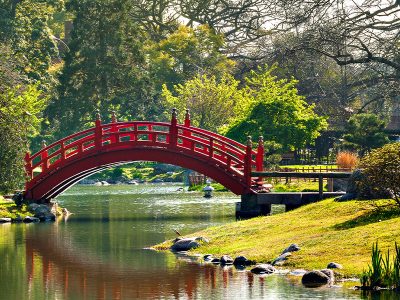 Jigsaw puzzle Japanese Red Curve Bridge