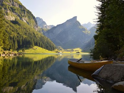 Jigsaw puzzle Mountain Lake Reflection, preview