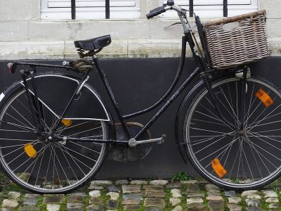 Jigsaw puzzle Jigsaw puzzle Old Black Bicycle with Basket