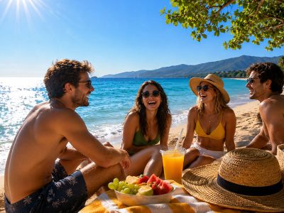 Jigsaw puzzle Jigsaw puzzle People Enjoying a Sunny Day at Beach