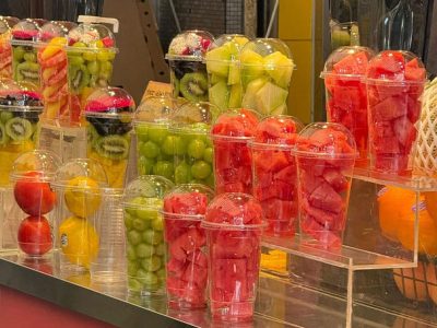 Jigsaw puzzle Jigsaw puzzle Portions of Sliced Fruit in Cups