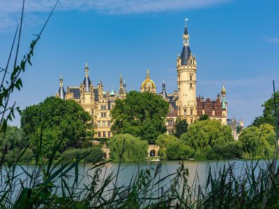 Jigsaw puzzle Schwerin Castle Romantic Fairytale Palace Germany, preview