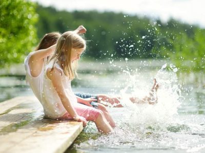 Jigsaw puzzle Jigsaw puzzle Summer Times Kids Playing Water Lake