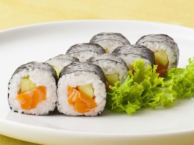 Jigsaw puzzle Jigsaw puzzle Sushi Food in White Bord