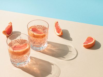 Jigsaw puzzle Jigsaw puzzle Two Glass Drink Grapefruit