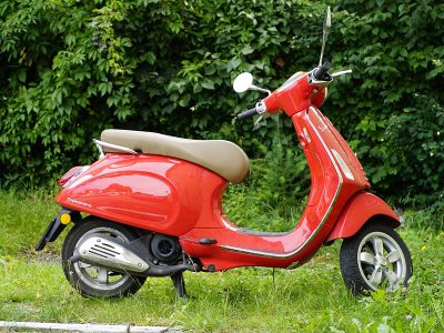 Jigsaw puzzle Jigsaw puzzle Vespa Primavera Red Scooter