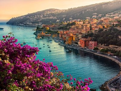Jigsaw puzzle Jigsaw puzzle Villefranche Sur Mer in the Evening