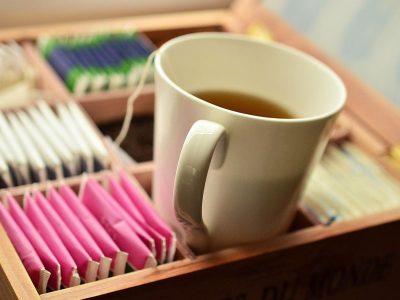 Jigsaw puzzle Wooden Tea Box with Tea Bags