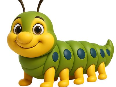 Puzzle di Bruco giocattolo per bambini