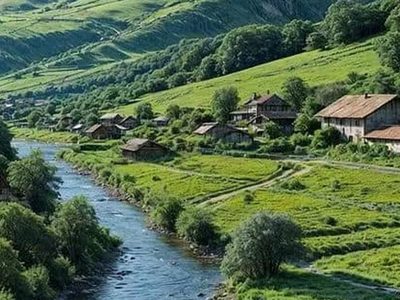 Puzzle di Fiume tra le montagne
