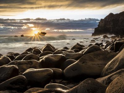 Puzzle di Onde al tramonto, anteprima