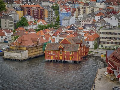 Puzzle di Puzzle di Paesaggio di Bergen in Norvegia