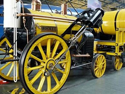 Puzzle di Replica della storica locomotiva a vapore Rocket, anteprima