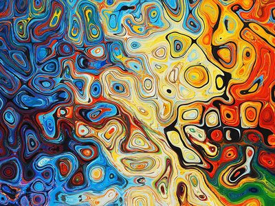 Legpuzzel Legpuzzel Abstracte kunstwerken lijken op de stijl